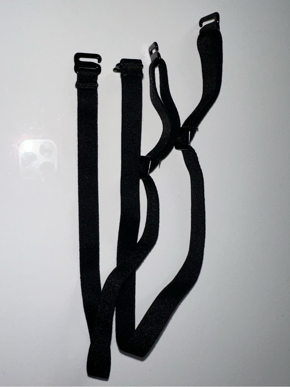 Adjustable Black Elastic bra straps NWOT
